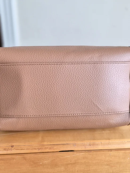 NWT Viral Steve Madden BMateo Brown Pebbled Speedy Leather Satchel Crossbody Bag - Picture 4 of 10